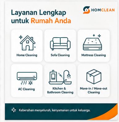 Kategori layanan HomClean