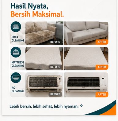 Hasil pengerjaan HomClean